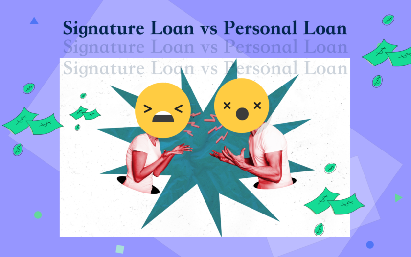 Distinction Between Signature Loans and Private Loans